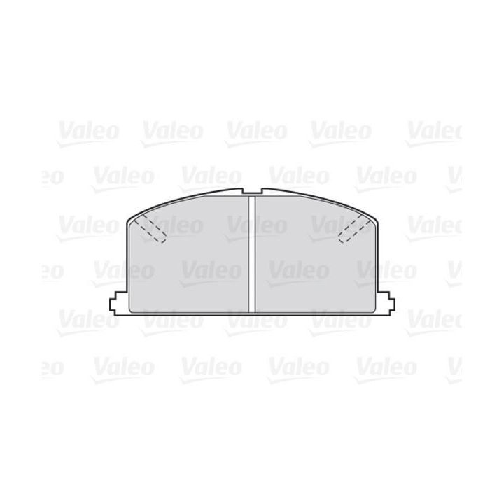 Ön Disk Balatası Toyota Corolla (1.3-1.6 Karbüratörlü) Corona İçin (1988-1997) - VALEO 670266