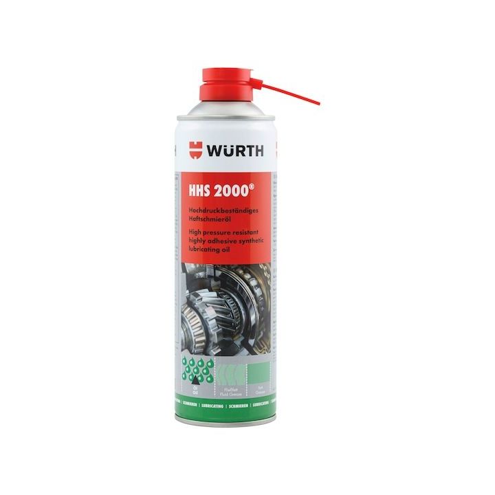 Würth HHS 2000 Tutunma Özellikli Yağlama Spreyi 500 ml (Ürün No: 0893106)