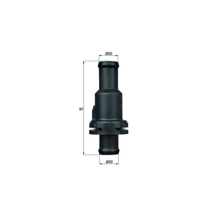 Komple Termostat Golf 5-6 Jetta Passat Scirocco Tiguan A3 Leon İçin (2004-2011) 1.4TSI 2.0TDI (75 °C) - MAHLE TH575