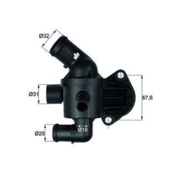 Komple Termostat Polo Golf 6 Jetta Passat A3 Caddy 1.6 TDI Motorlar İçin (92 °C) - MAHLE TI1592