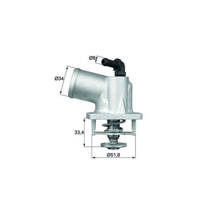 Termostat 92°C Opel Astra G Corsa C Vectra B C Meriva Zafira 1.4 1.6 Motor İçin (1995-) - MAHLE TI5492D