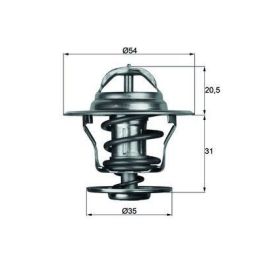 Termostat (87C) LGN Astra Golf Jetta Passat Cordoba Ibiza Toledo Caddy İçin - MAHLE TX1387D