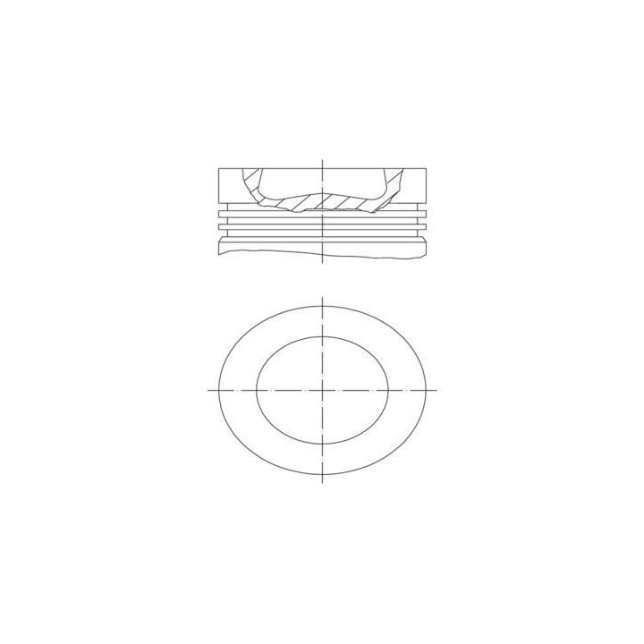 Mahle Piston Complete VW Araçlar İçin (81.51mm) - MAHLE 028PI00155002