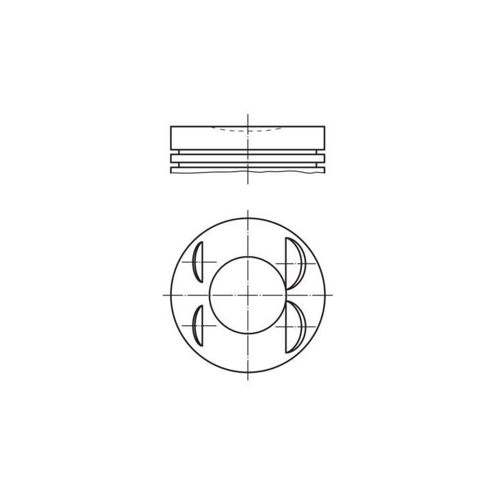 Clio IV Megane III Dokker 1.2 TCE Piston Segman (72.20mm 0.50mm) (2013-) - MAHLE 021PI00127002