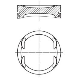 Piston Segman (0.50mm 83.50mm) X156 W176 W246 C117 (2011-) - MAHLE 001PI00175002