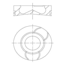 Piston Segman +0.50mm 0.20mm Kısa Renault Clio Megane 1.5 DCI 76.5MM (2004-) - MAHLE 021PI00124012